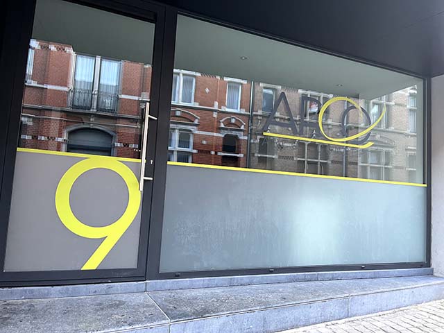 Window lettering Arco — Inkonic