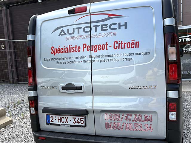 Vehicle lettering Autotech — Inkonic