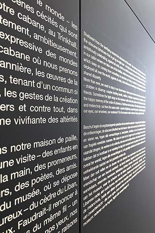 Window lettering Mélancolies — Inkonic