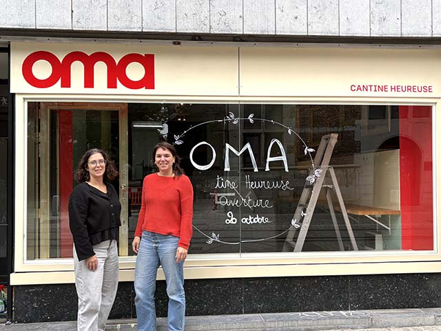 Window lettering OMA — Inkonic