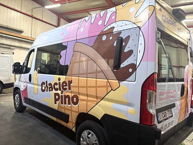 Vehicle lettering Pino — Inkonic